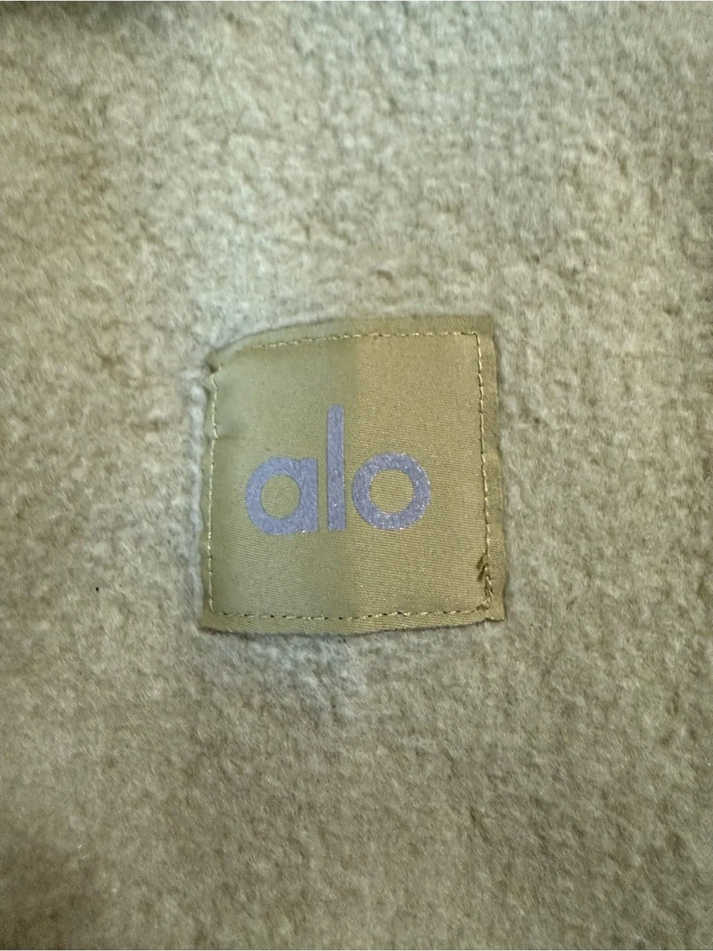 ALO Yoga Sage Green Cowl Neck Pullover Hoodie Sz L